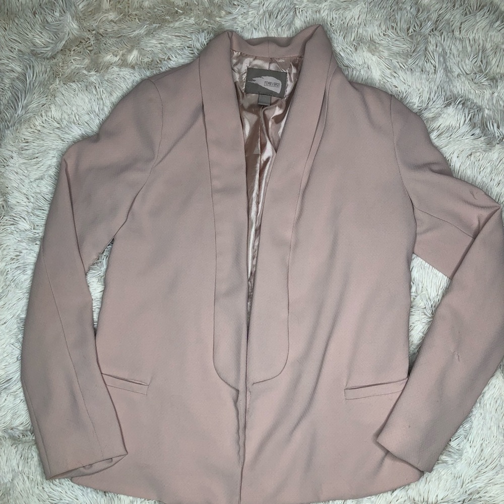 Forever 21 soft pink blazer